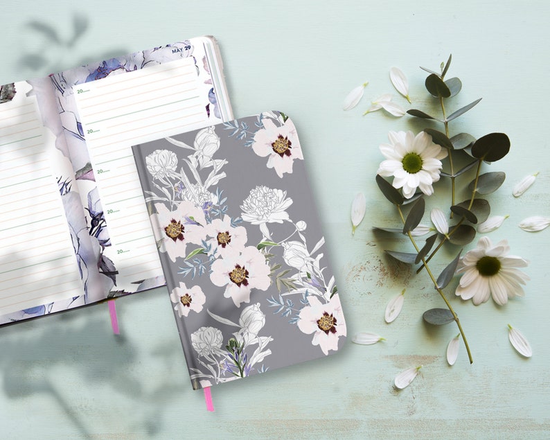 One Line A Day 5 Year Journal Flowery 5 Year Diary Undated - Etsy