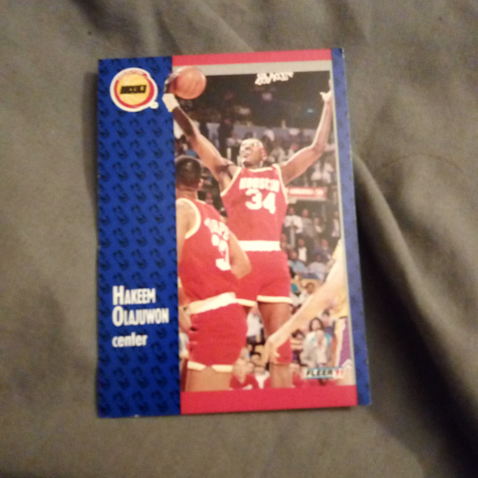 Hakeem olajuwon basketball card Etsy