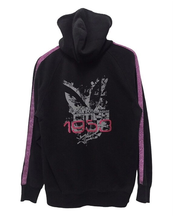 Vintage Playboy Bunny Zipper Hoodie Etsy UK