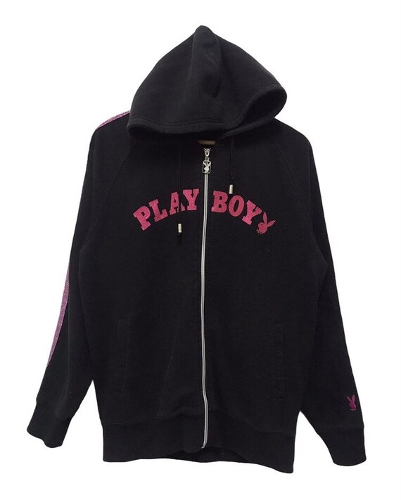 Vintage Playboy Bunny Zipper Hoodie Etsy