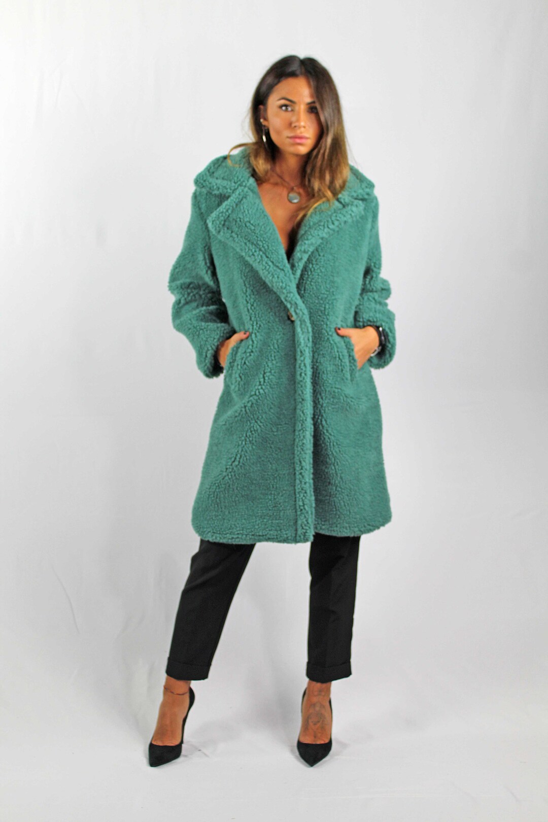 Teddy Bear Woolen Coat Teddy Bear Fur Coat Winter Plush Coat Winter