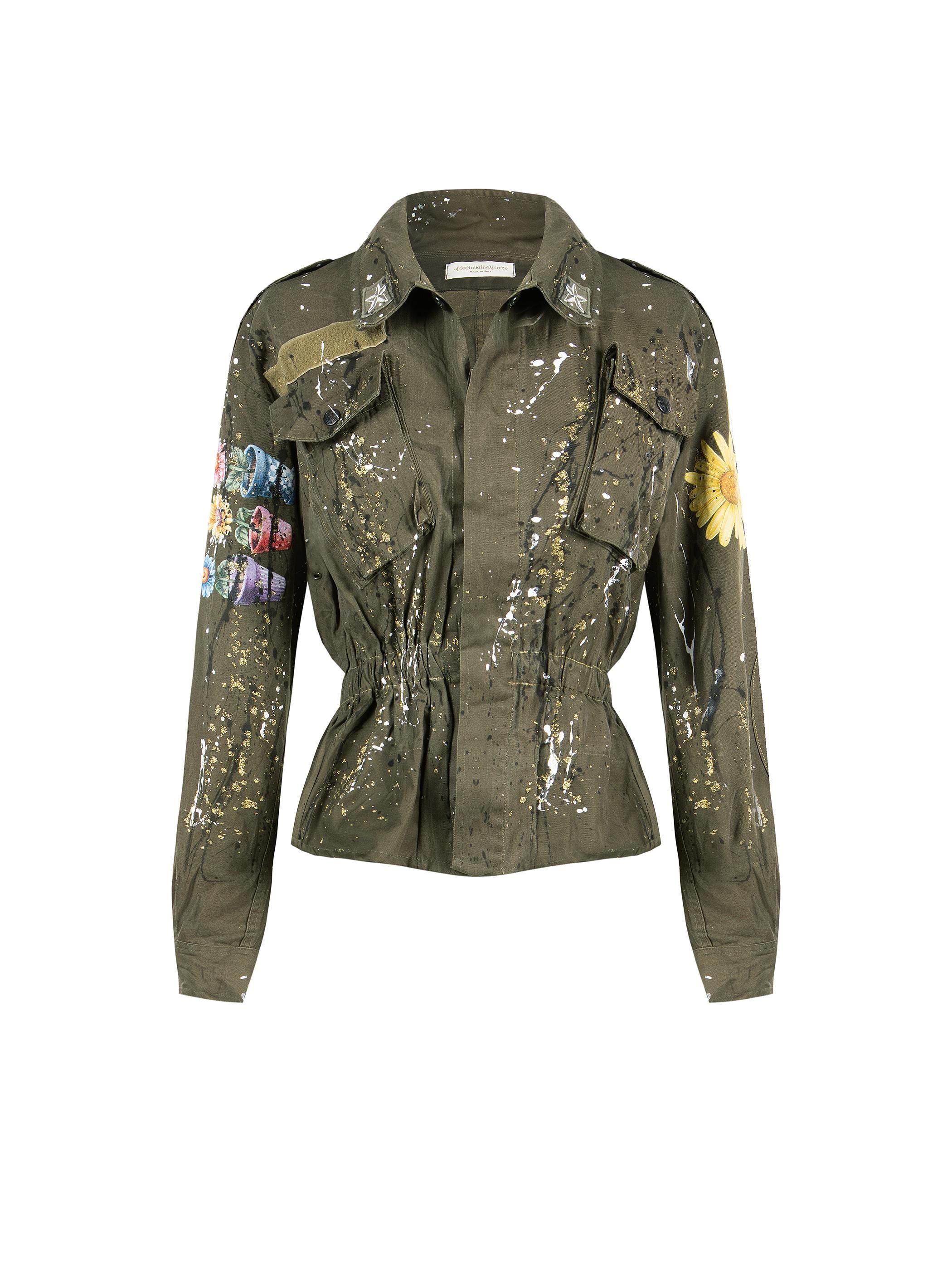 【希少】RECON military jacket money print 希少】RECON military jacket money print