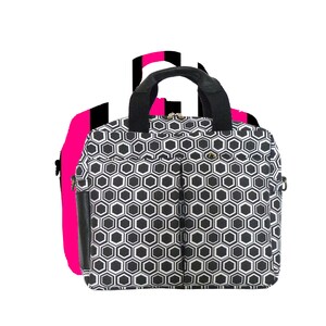 Borsa per Lap Top Uomo da Viaggio Multitasche, Tracola Regolabile e Vera Pelle, Cartella Porta Ipad e Documenti con Scomparti Interni Rigidi