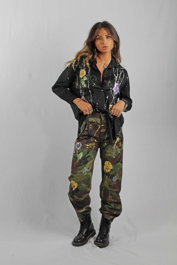 Rothco Womens Camo Vintage Paratrooper Fatigue Pants