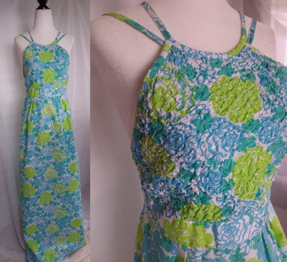 vintage lilly pulitzer maxi dress