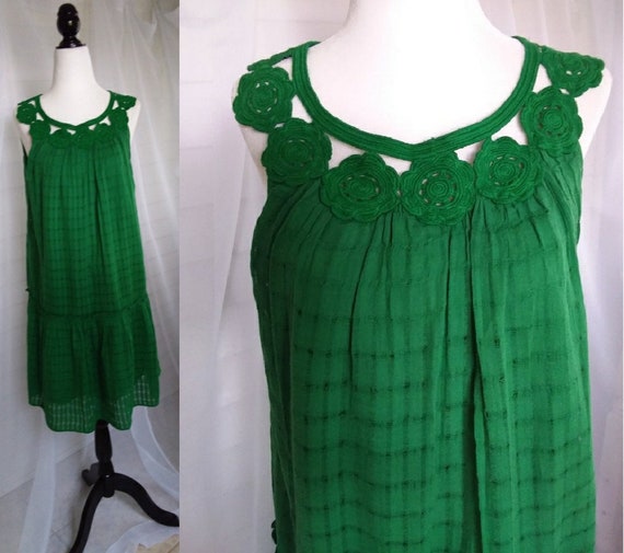 Vintage Green 60s Sundress/60s Sundress/Womens Dre
