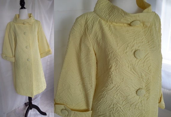 60s Coat/Vintage 60s Coat/Audrey Hepburn Coat/Yell