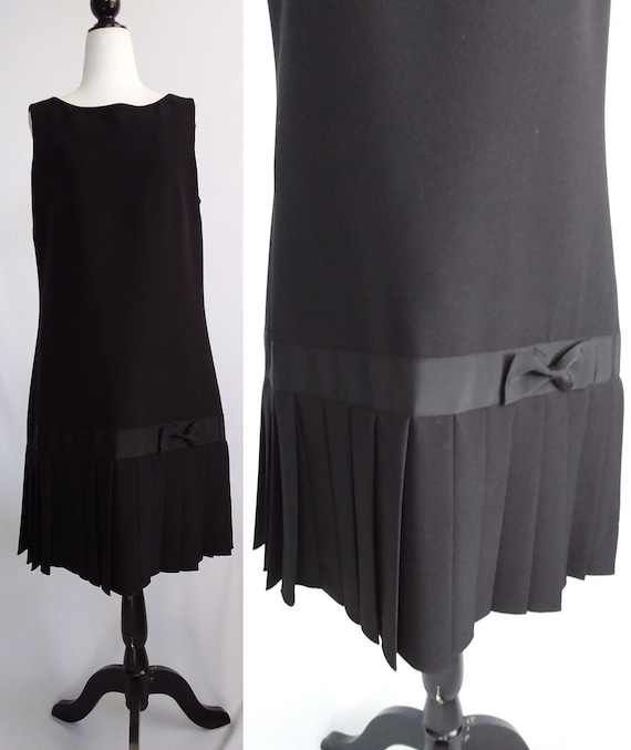 Vintage Karl Lagerfeld Black Dress/90s Lagerfeld
