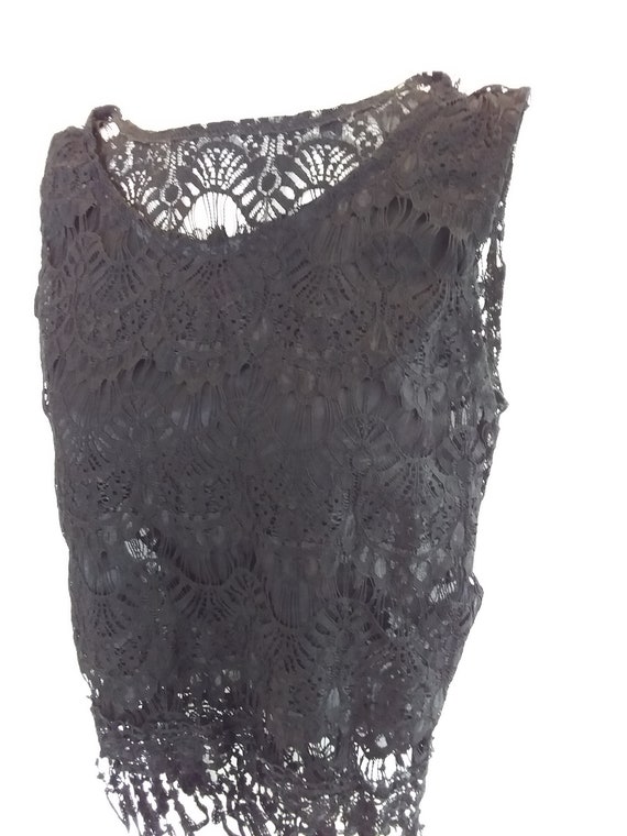 Black Lace Top/Vintage Lace