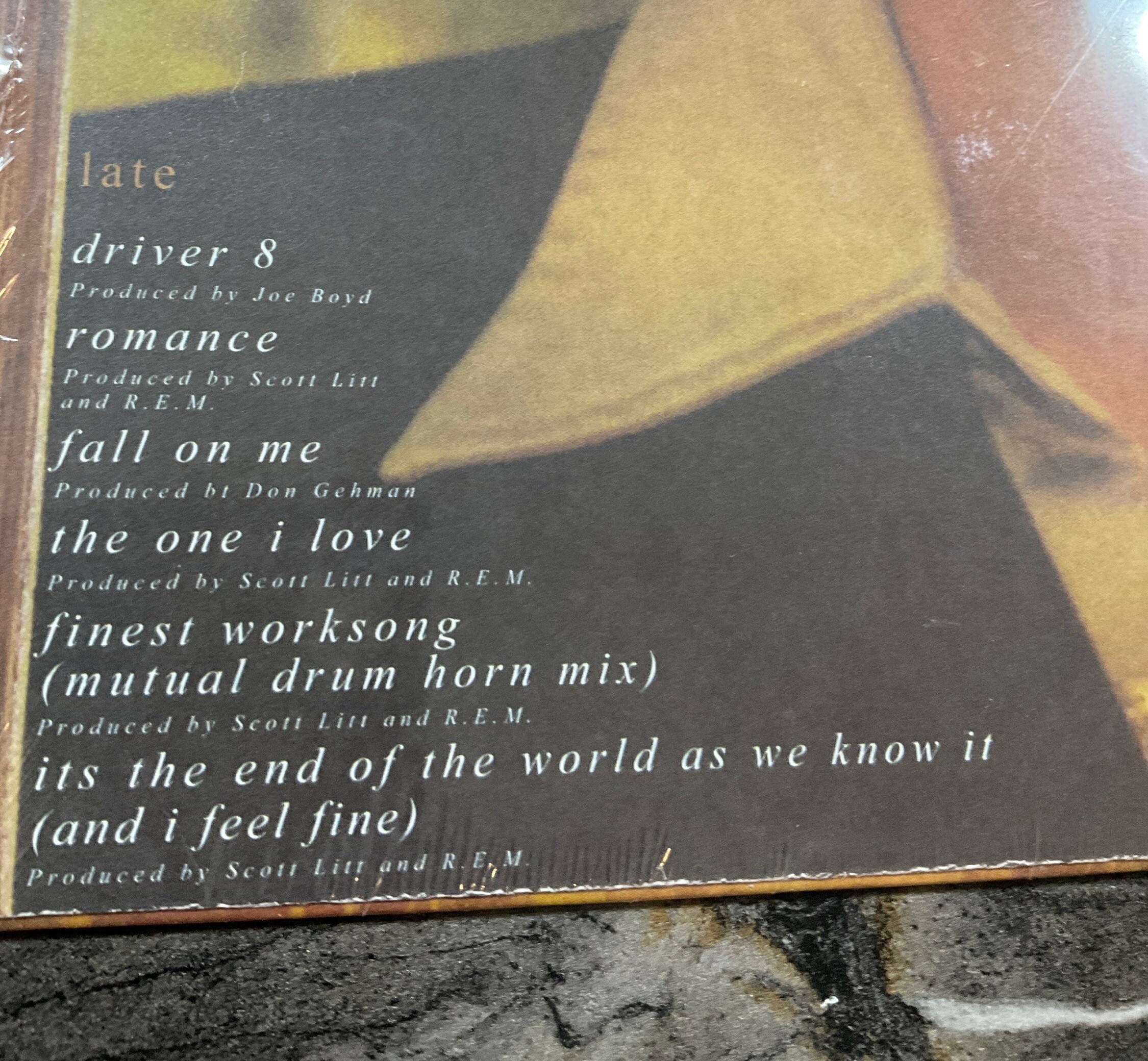 REM Eponymous Vinyl Album I.R.S. Records Inc. B002499601 Etsy