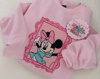 Disneyland Embroidered Sweater, Disneyland Sweatshirt, Disneyland Shirt, Disneyland Sweatshirt Women, Disneyland Minnie, Disneyland Sweater
