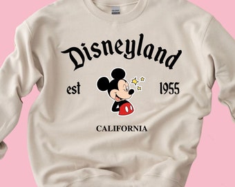 Disneyland Sweater, Disneyland Sweatshirt, Disneyland Shirt, Disneyland Sweatshirt Vintage, Disneyland Sweatshirt Women, Disneyland Mickey