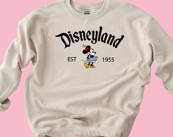 Disneyland Sweater, Disneyland Sweatshirt, Disneyland Shirt, Disneyland Sweatshirt Vintage, Disneyland Sweatshirt Women, Disneyland Minnie