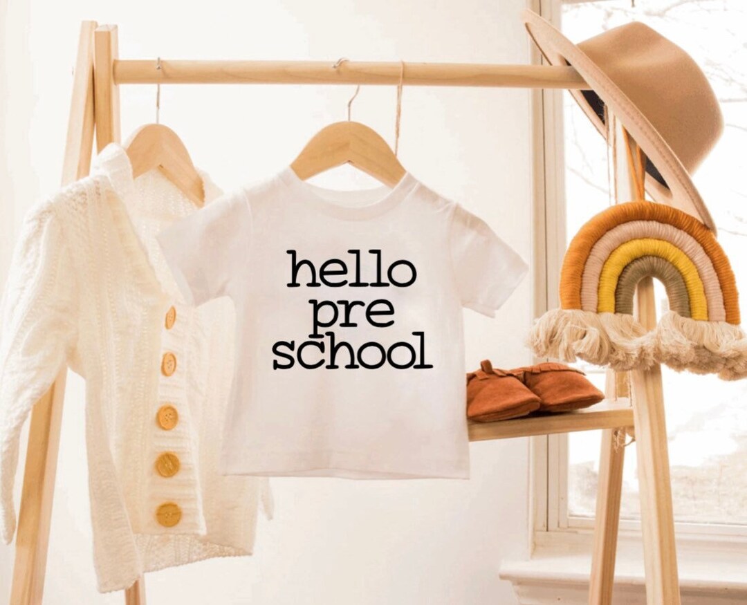 Hello Preschool / Hello Preschool Shirt for Girl / Hello - Etsy