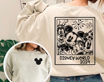 Mickey Squad Disneyworld 2024 Shirt, Disney Vacation T-Shirt, Disneyworld Shirt, Disney Couple Hoodie, Disney Family Shirts, Disney Trip Tee