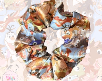 Magical Disney Scrunchie,  Sidekicks 2-Inch Width Hair Accessory