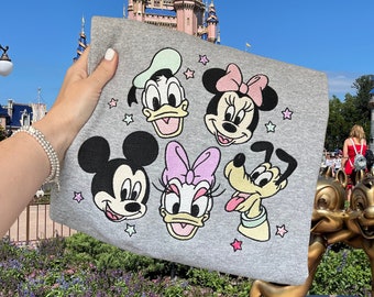 Disneyland Embroidered Sweatshirt, Disneyland Sweatshirt, Disneyland Shirt Disneyland Sweatshirt Women, Disneyland Mickey and Minnie