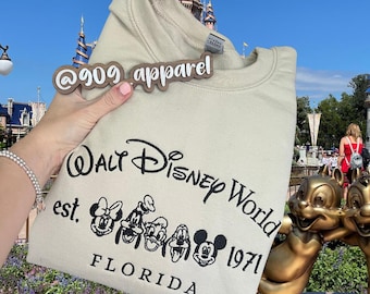 Disneyworld Embroidered Sweatshirt, Disneyworld Shirts, Disneyworld Sweatshirt, Disneyworld Sweatshirts Family, Disneyworld Tshirt