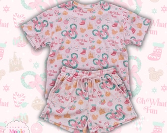 PREORDER Disney Christmas Lounge Set, Cotton Daywear, Adult Pajamas