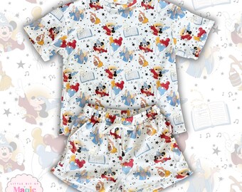 Magical Sorcerer Mickey: Cotton Waffle Sets, Magical Park Day Apparel