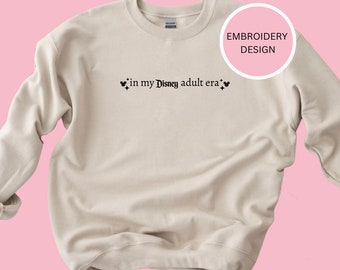 Disneyland Adult Shirt, Disneyland Embroidered Sweater, Disneyland Sweater, Disneyland Shirt, Disneyland Sweatshirt Women, Disneyland shirt