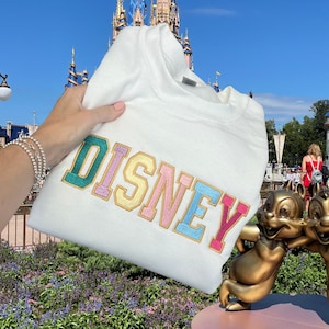 Disneyland Embroidered Sweater, Disneyland Sweatshirt, Cute Disneyland Shirt, Disneyland Sweatshirt Women, Disneymom, Disneyworld Mom Shirt,