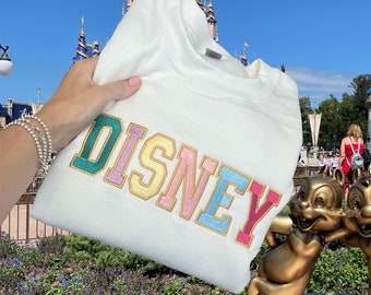 Disneyland Embroidered Sweater, Disneyland Sweatshirt, Cute Disneyland Shirt, Disneyland Sweatshirt Women, Disneymom, Disneyworld Mom Shirt,