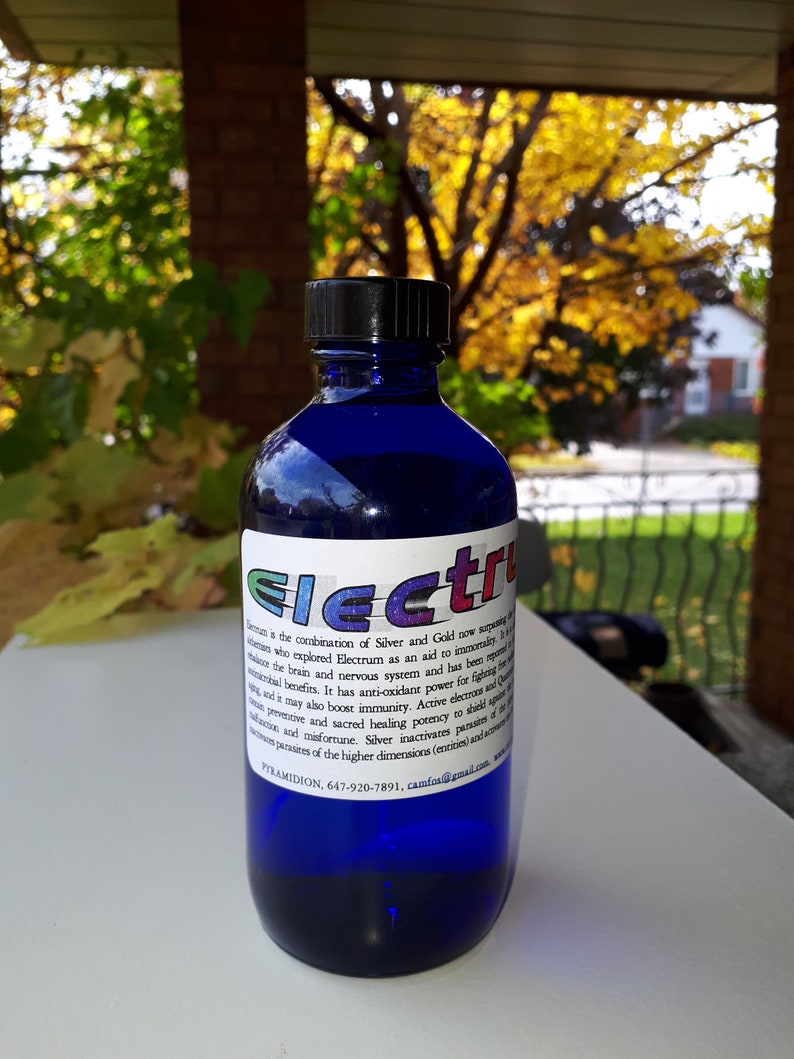 ELECTRUM WATER Sm Silver & Gold Colloidal Waters for Etsy