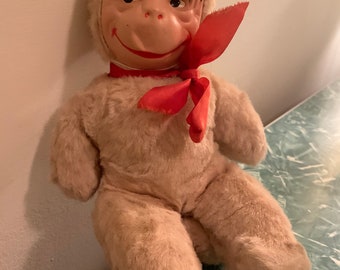 antique stuffed monkey