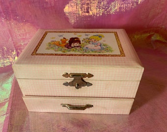 antique music jewelry box