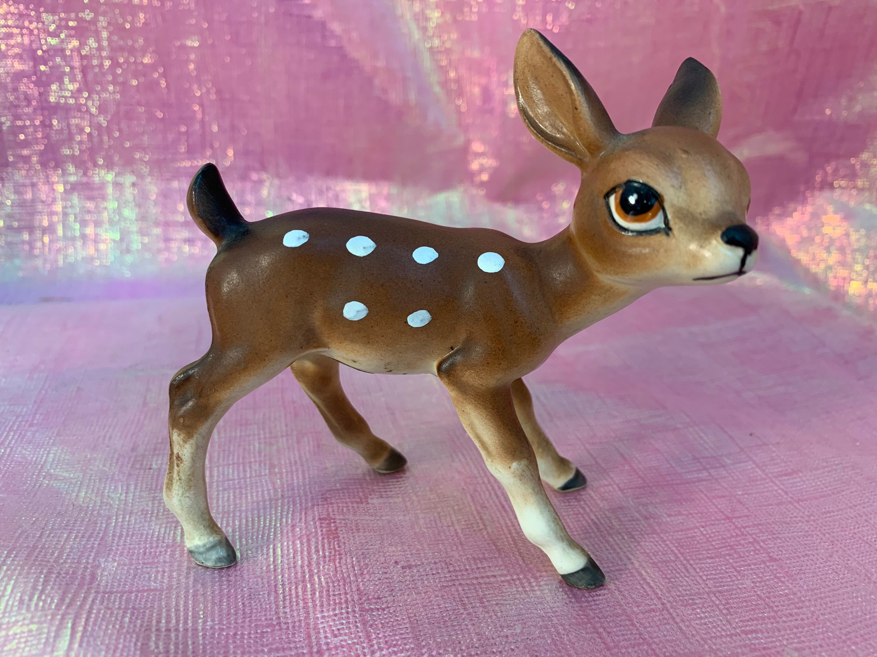 Vintage lefton deer figurine Etsy