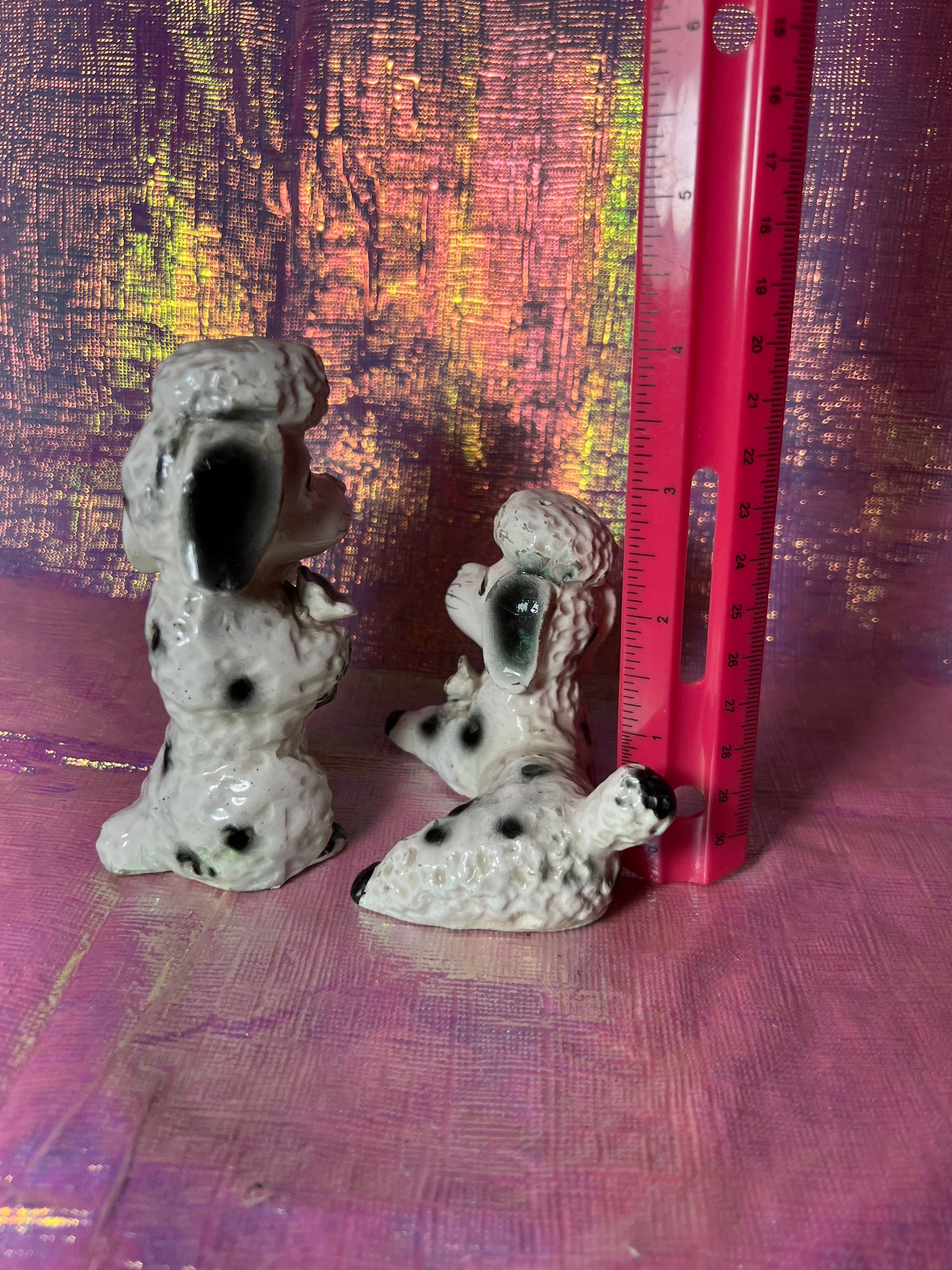 Vintage Poodle Salt and Pepper Shakers