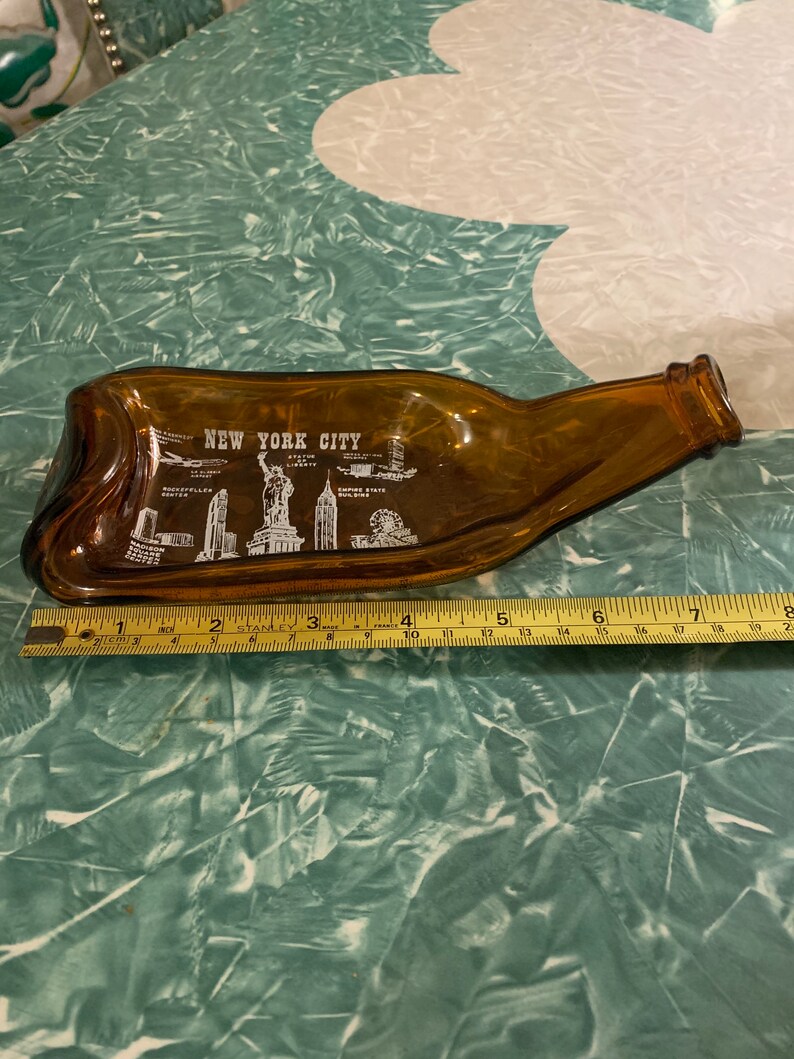 Vintage New York City beer bottle ashtray Etsy