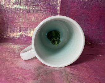 Vintage Surprise Frog Mug