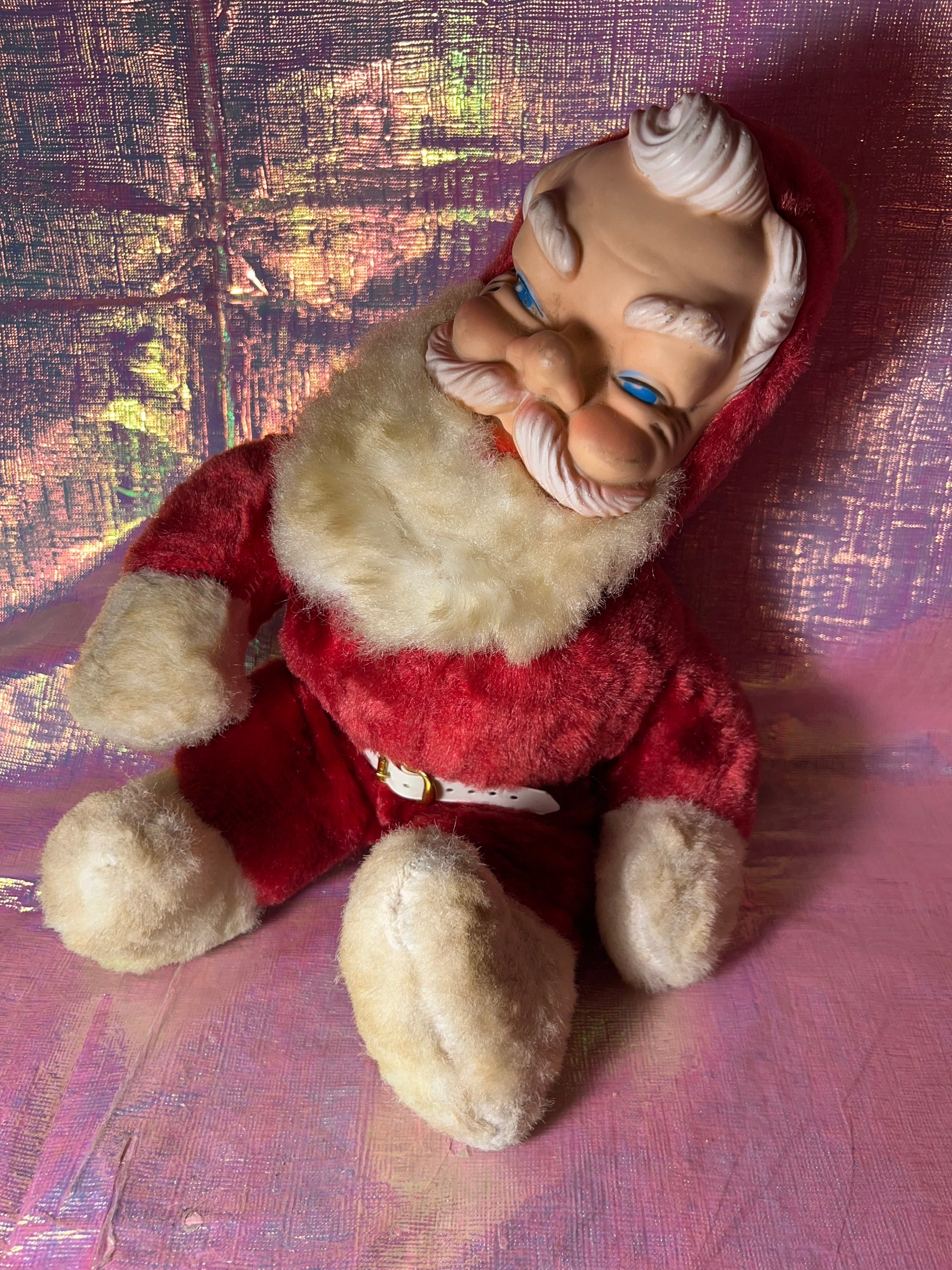 vintage santa claus stuffed