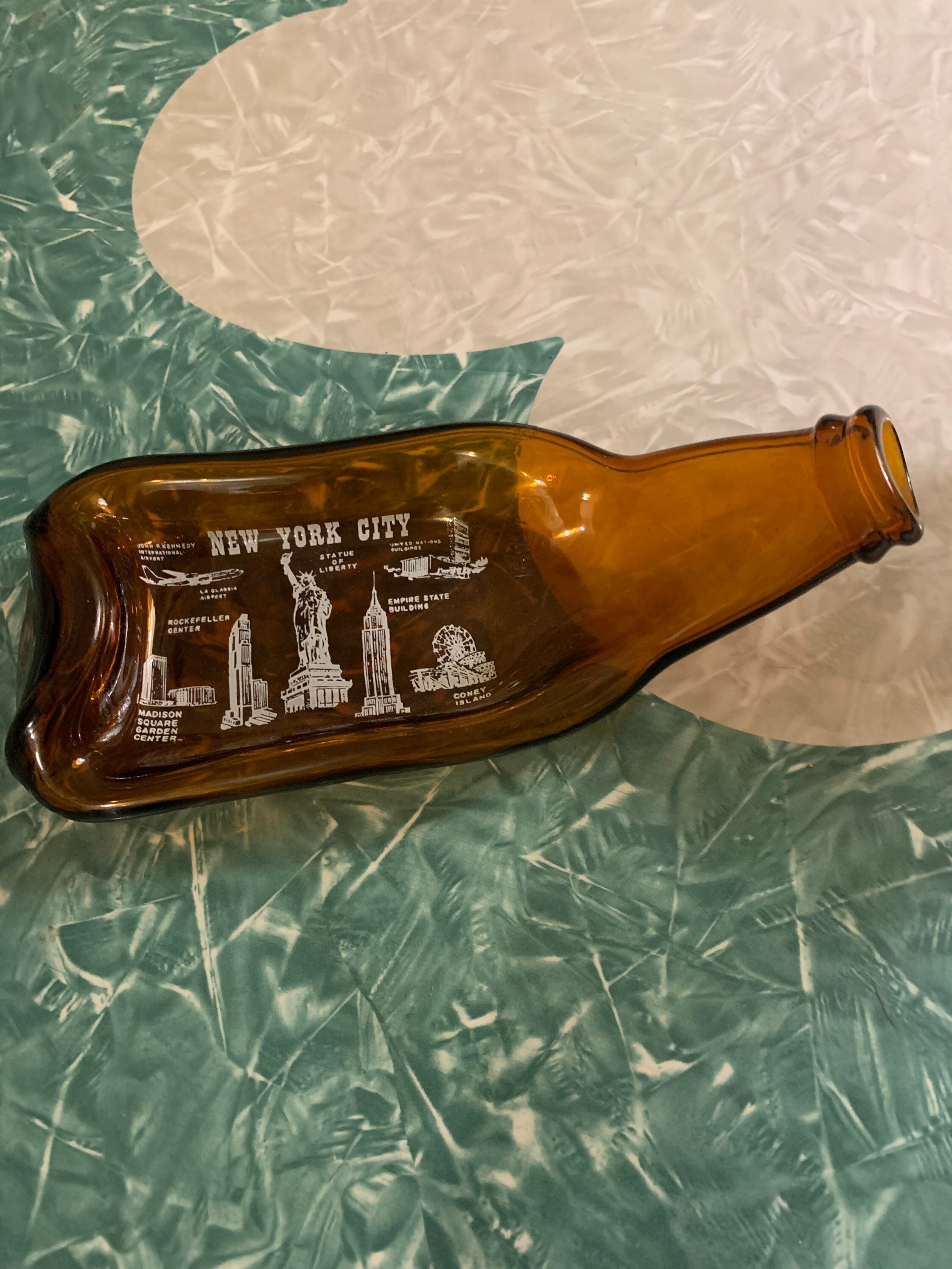 Vintage New York City beer bottle ashtray Etsy