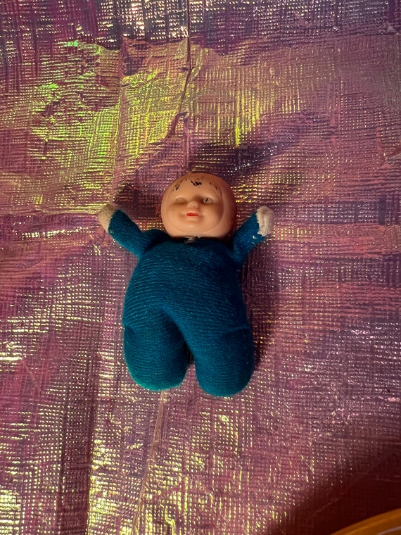 Vintage Miniature Apple Head Bean Bag Baby Etsy