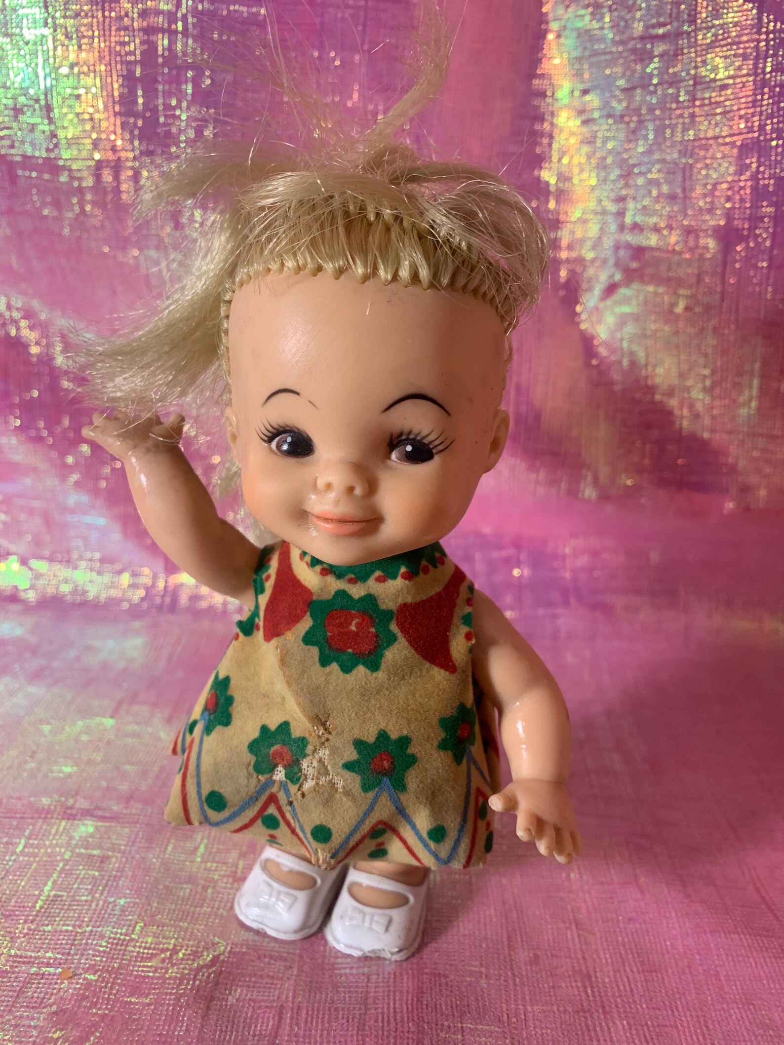 Vintage Horsman Rubber Wind up Doll Etsy