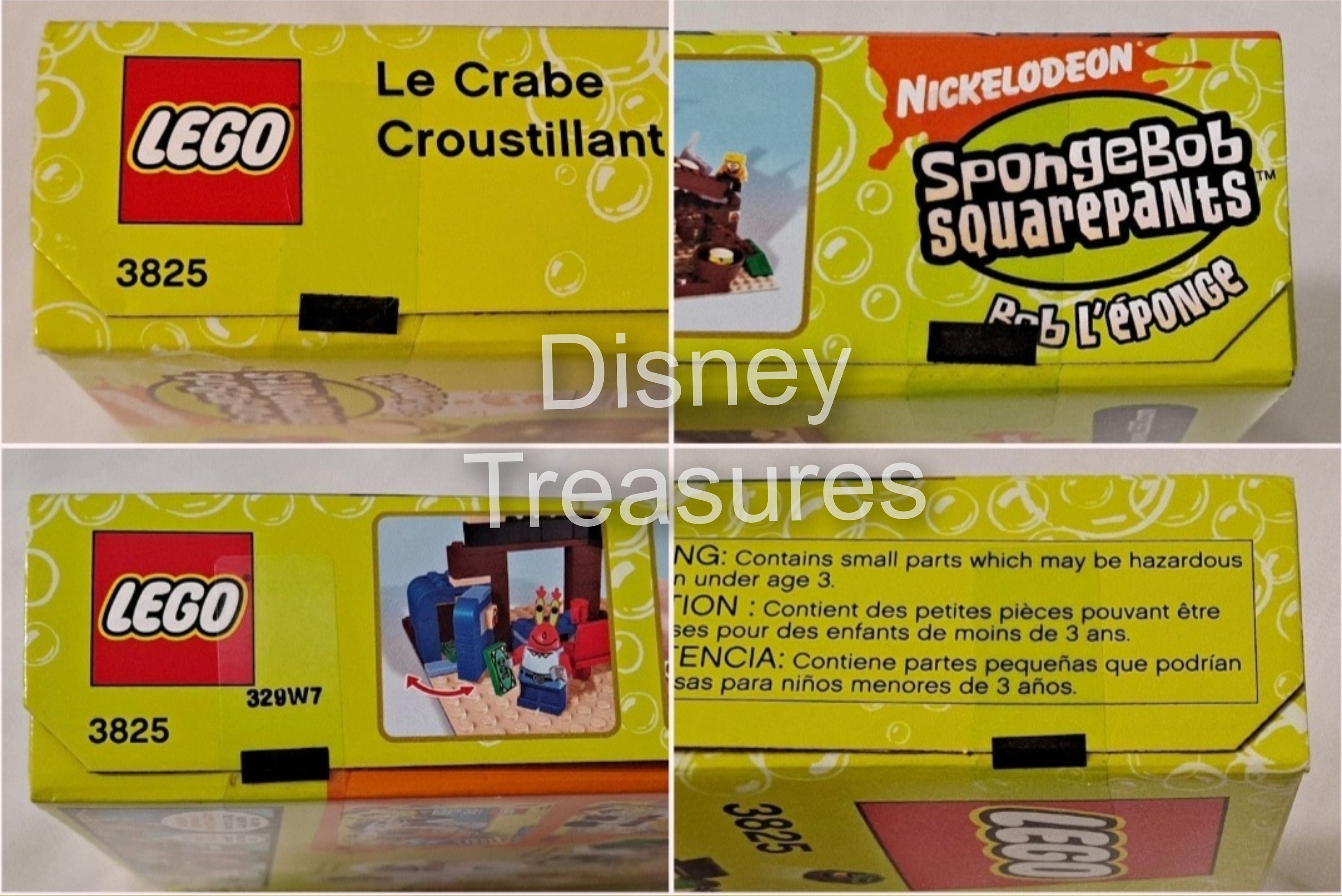 NEW Sealed Nickelodeon Lego 3825 the Krusty Krab Spongebob Mr Krabs Squidward Plankton Clamshell Clam Shell Etsy Ireland
