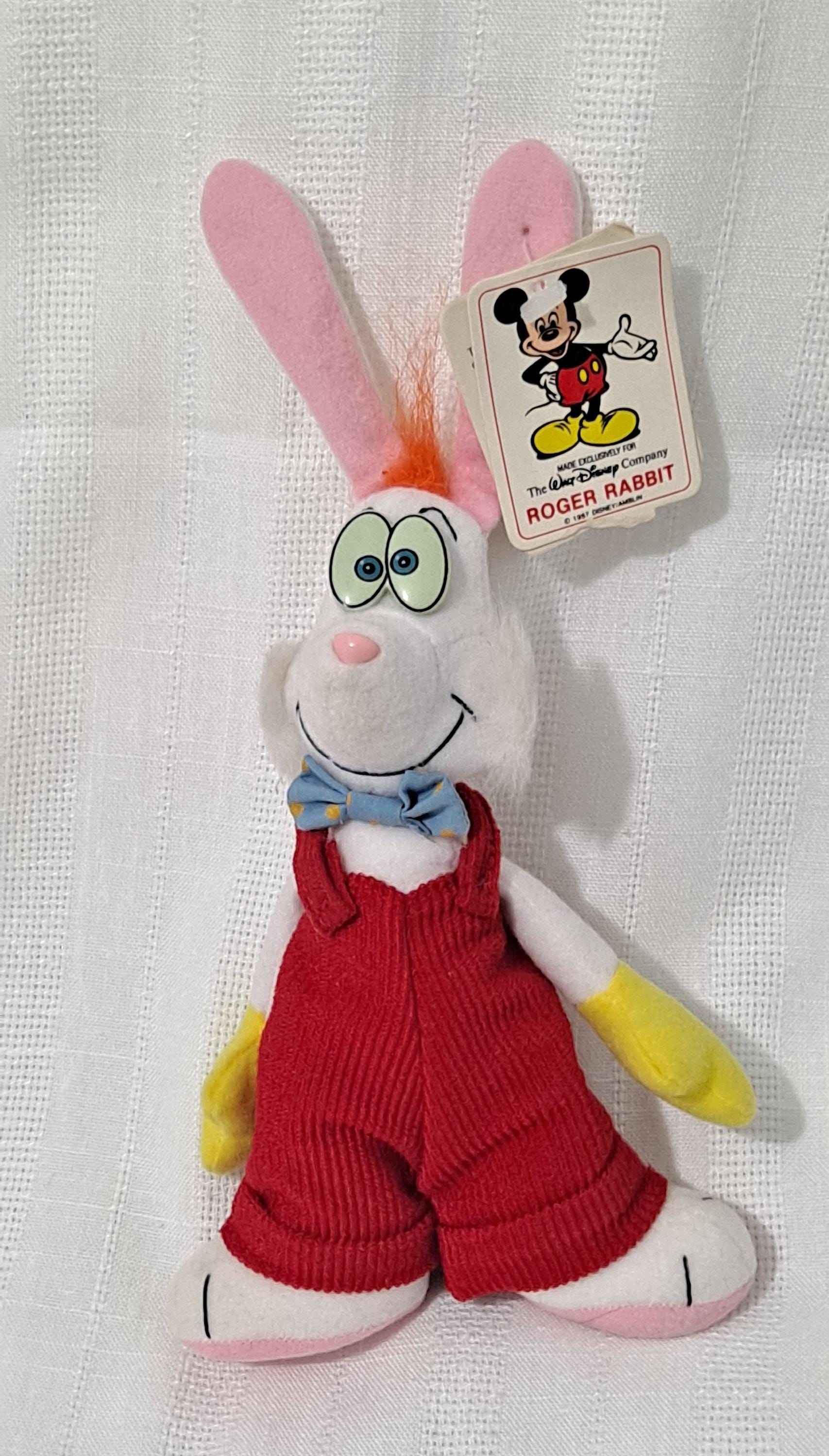 Roger Rabbit ぬいぐるみ 1987年製 ディズニー 1987 Disney World Disneyland Exclusive Who Framed Roger Rabbit