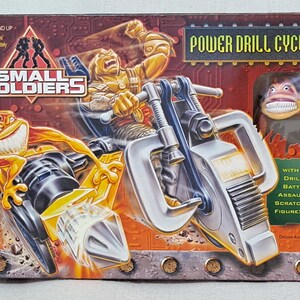 New Vintage DreamWorks Small Soldiers Power Drill Cycle with