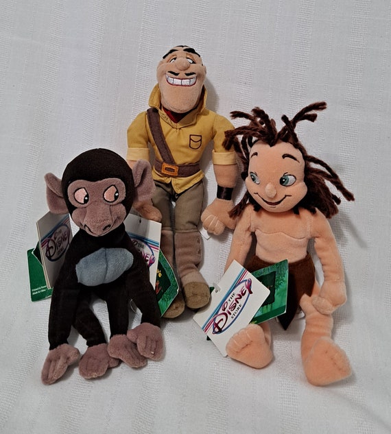 Disney Store Parks Resort Tarzan Clayton Baboon Plush Bean Bag