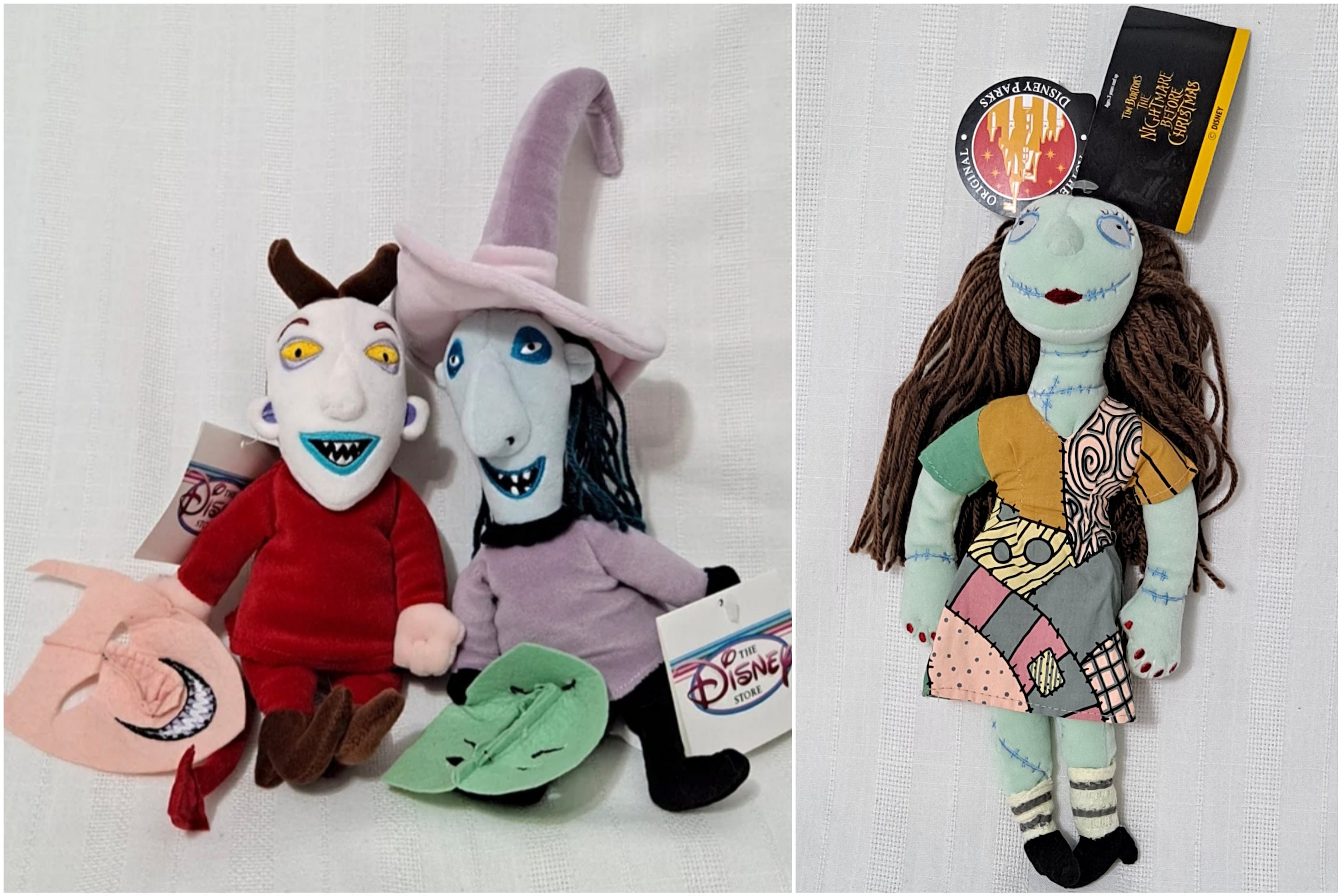 Disney Tim Burton Nightmare Before Christmas Lock Shock Plush Etsy