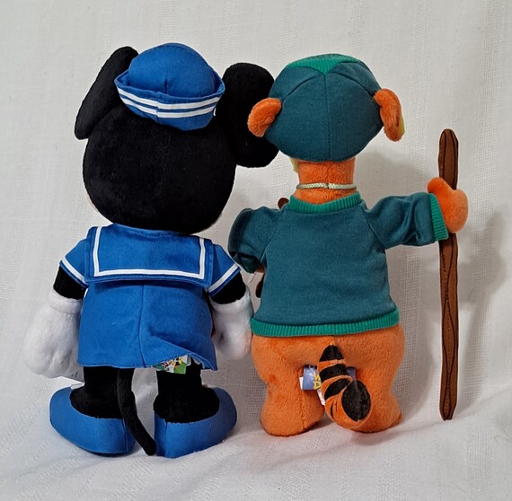 Retired New with Tags Sailing Minnie Mouse Hiking Tigger Pooh Pal Disney  Store Plush Bean Bag Doll New Tags