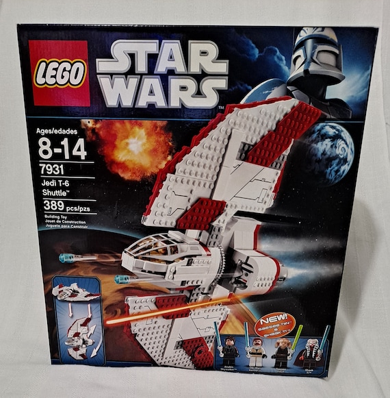 New Factory Sealed Lego 7931 Star Wars Clone Wars Jedi T-6 Shuttle