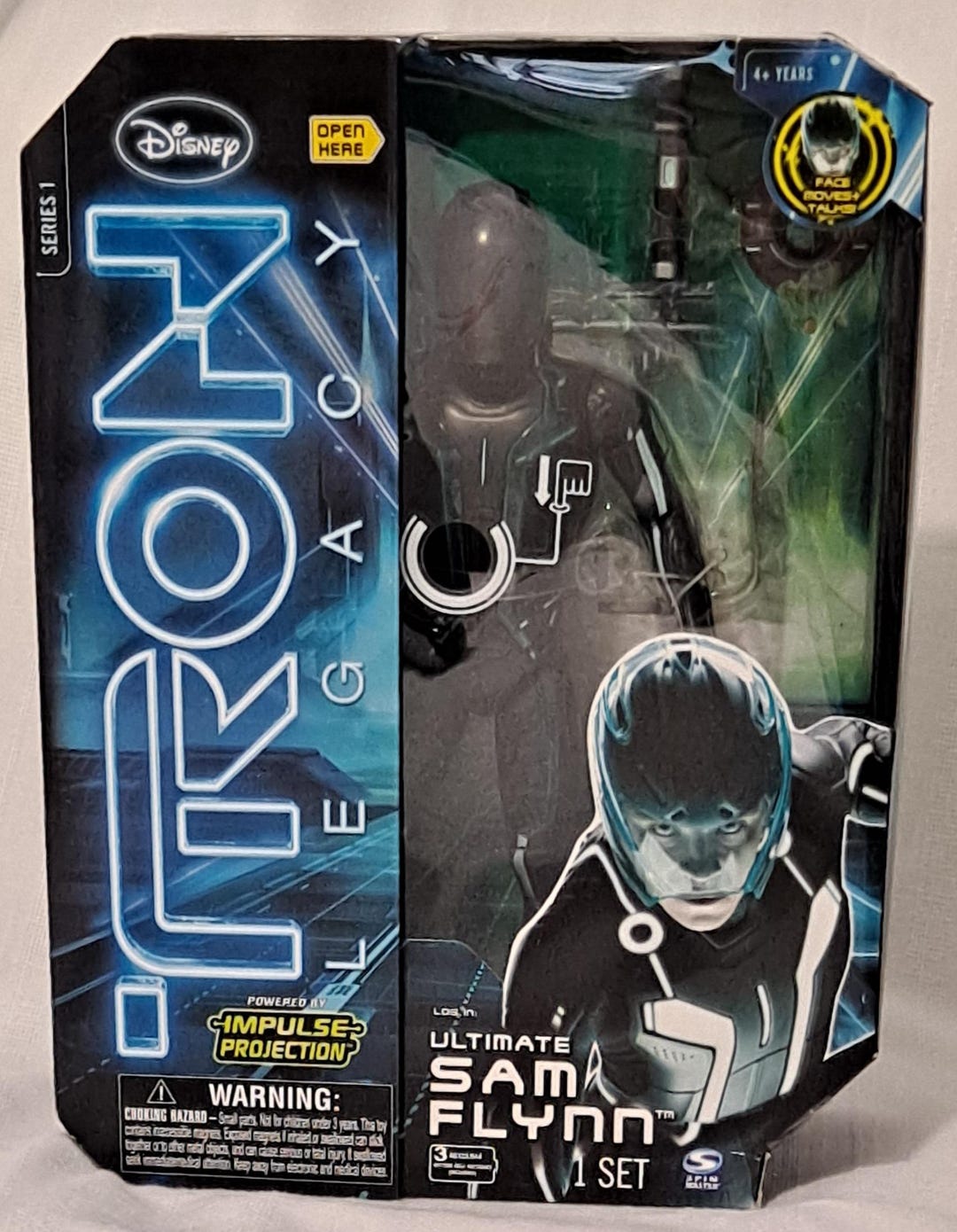 Tron Boxes New Sealed Box Disney Tron Legacy Spin Master Ultimate Talking Sam ...
