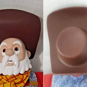 Vintage New Tags Disney Store Pixar Toy Story Sheriff Woody Cowboy Prospector Pete Star Bean or Bullseye Disney Store Bean Bag Plush Doll image 3