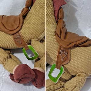 Vintage New Tags Disney Store Pixar Toy Story Sheriff Woody Cowboy Prospector Pete Star Bean or Bullseye Disney Store Bean Bag Plush Doll image 12