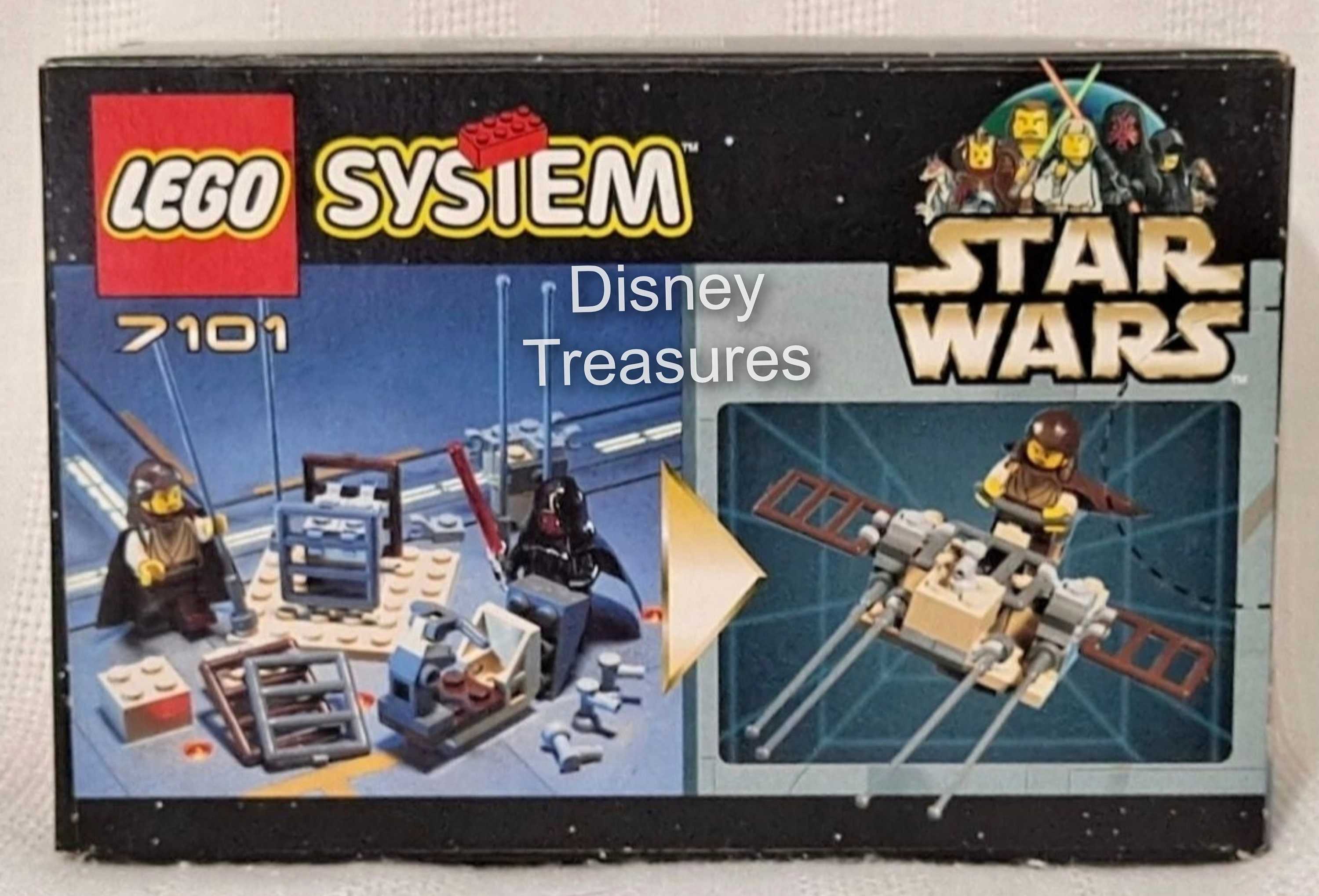 New Factory Sealed Retired Vintage Star Wars Lego 7101 Lightsaber