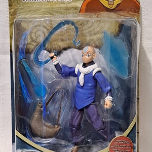 MATTEL Nickelodeon Nick.com Fisher Price Viacom Avatar Last Airbender Air Series Water Nation Aang figure accessory Retired New in Package